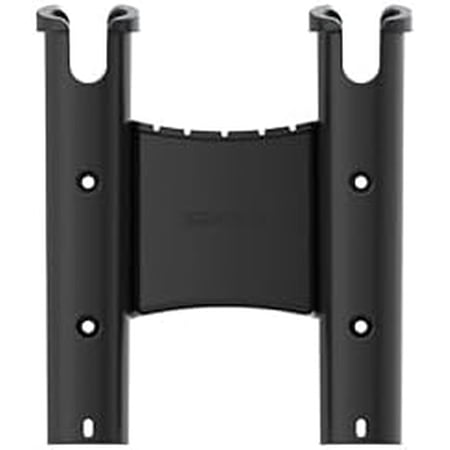 SEAFLO Universal Wall-Mounted Tube Fishing Rod Holders PP and Glass-Filled - 4-Year Warranty (Black 2-Rod Holder 5-Pack)