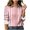 Pink tops, variant on jobturf Striped Long Sleeve Shirt Women Dressy Casual Collared Button Down Shirts Loose Fit Casual Fall Blouses with Pocket XXL