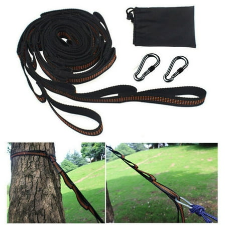 Hammock Extension 2PCS 9.19 Feet Adjustable Hammock Tree Straps Set Hanging Extension Straps With Carabiner ()