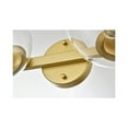 thumbnail image 5 of Living District Rogelio 2-Light Iron & Glass Bath Sconce in Brass/Clear, 5 of 5