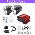 thumbnail image 2 of Sistema de sonido con amplificador Bluetooth impermeable para motocicletas, 2 of 9