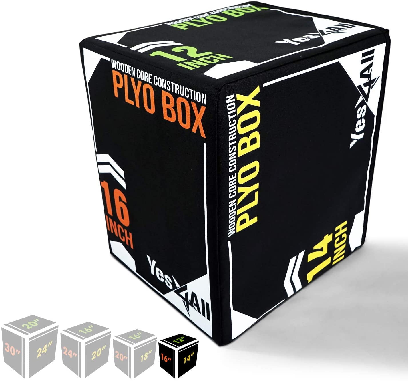 Plyo Box with Various Sizes CAPITAL SPORTS Rooksy Soft Jump Box 