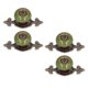 thumbnail image 4 of 4 juegos de manijas para muebles, manijas para cajones y puertas de gabinete de aleación de zinc, accesorios exquisitos para muebles, color verde, 4 of 5
