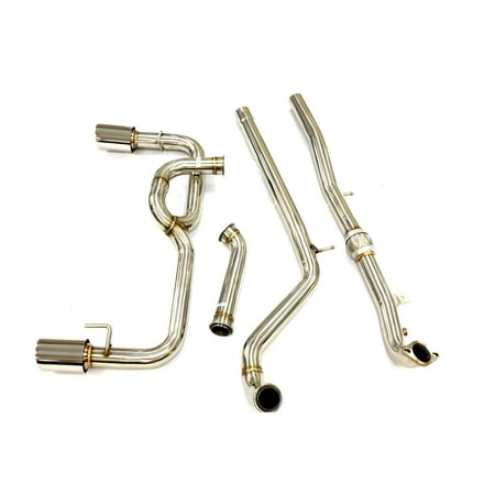 Stainless Catback Exhaust Fitment For 12+ Fiat 500 Abarth/500T 1.4L By OBX-RS