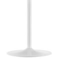 thumbnail image 4 of Modway Amuse 40" Metal & MDF Dining Table with Pedestal Base in White, 4 of 7