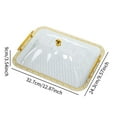 thumbnail image 6 of yotijay Fruit Snack Plate with Handle and Lid Food Tray Coffee Table Tray Home Decor S, 6 of 8
