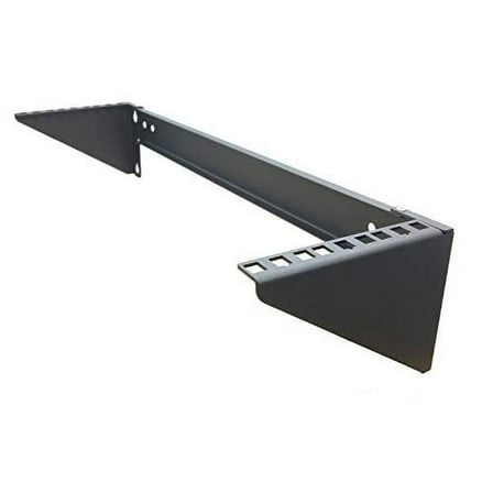 JINGCHENGMEI New Folding 3U Wall Mount Patch Panel Bracket - 19 Inch Steel Vertical Rack Mount Bracket for Networking Equipment
