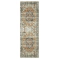 thumbnail image 1 of 2'x6' Vintage Persian Distressed Runner Rug – Non-Slip Brown Low-Pile Hallway Carpet, 1 of 1