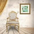 thumbnail image 3 of Atelier B Art Studio 15x15 Gold Ornate Wood Framed with Double Matting Museum Art Print Titled - GREEN CIRCLES, 3 of 4