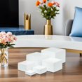 thumbnail image 1 of Hytrove 6Ud White Plastic Risers Para Exhibición De Pasteles Y Postres Con Moderno, 1 of 8