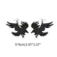 thumbnail image 5 of Osdhezcn Gothic Crow Earrings Simple Earrings Ear Jewelry Drop Earring Acrylic Material, 5 of 9