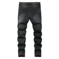 thumbnail image 3 of Tiijoy Big Boys Fashion Skinny Fit Ripped Jeans Stretch Straight Denim Pants, Sizes 7-16, 3 of 8