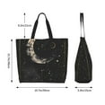thumbnail image 5 of Naloa Abstract Starry Sky Moon Tote Bag for Women Large Capacity Shoulder Bag for College Work Travel Shopping, 5 of 8