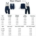 thumbnail image 7 of CARETOO Toddler Baby Boy Clothes Suit 5Pcs Gentleman Wedding Outfit Dress Shirt+Vest+Bow Tie+Suspender Pant Formal Set 12M-5T, 7 of 7