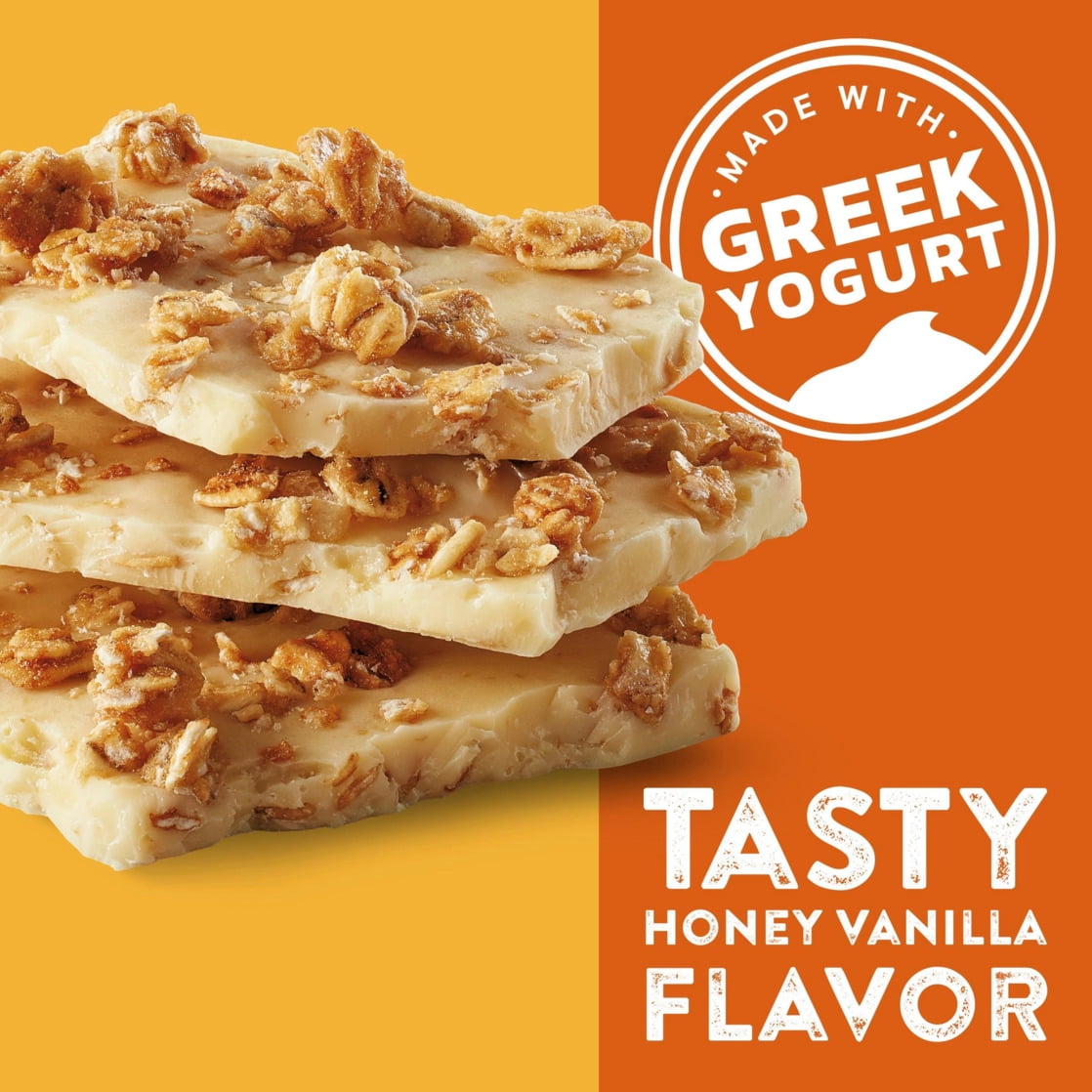 YOBARK Dairy Bark, Nature Valley Granola and Greek Yogurt Snacks, Honey Vanilla, 5 oz