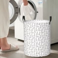 thumbnail image 4 of Picia Cute Rabbit Large Laundry Basket, Waterproof, Freestanding Laundry Hamper, Collapsible Tall Clothes Hamper with Extended Handles-, 4 of 8