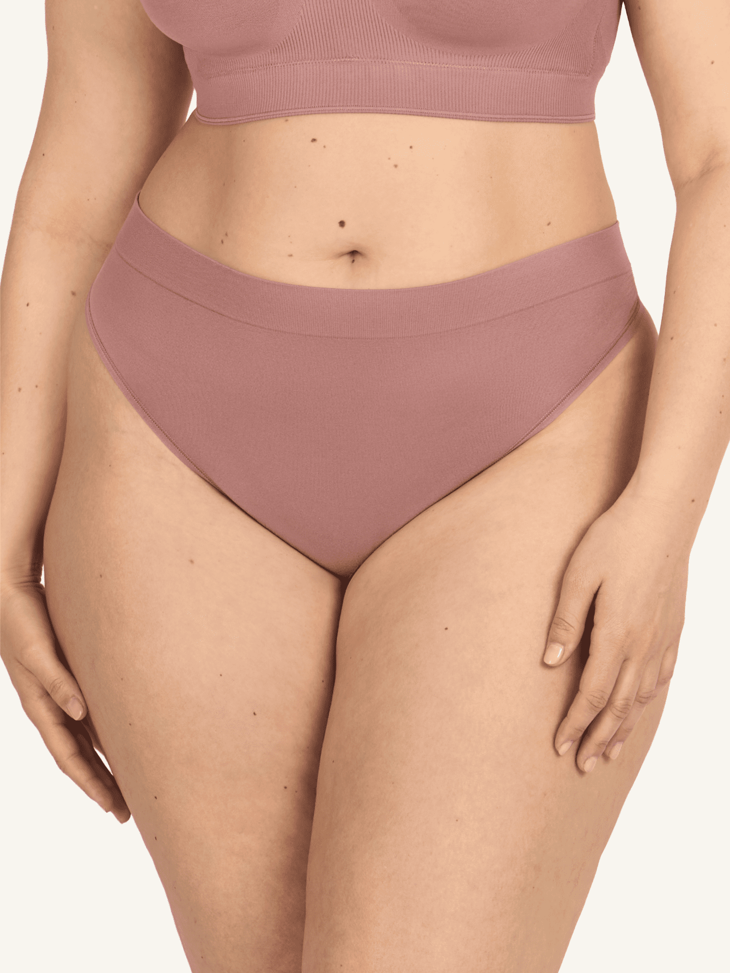 Fit for Me by Fruit of the Loom Women's Plus Size Seamless High Cut Brief, 2-Pack, Sizes 1X-4X