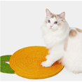 thumbnail image 3 of Tablero rascador Sunnimix para gatos de sisal montado en la pared naranja, 3 of 7
