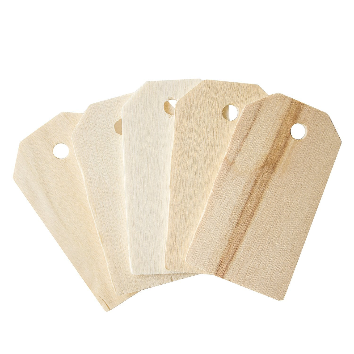TSB2 wooden birch ply luggage tags labels hangers gift tag craft shapes blanks 