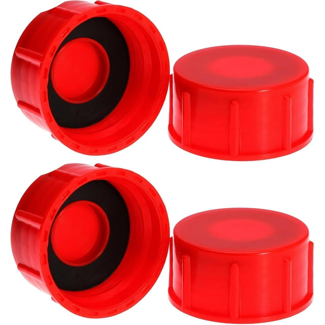 YISITIAN Gas Can Cap Replacement Red Coarse Thread Cap Solid Transportation Gas Can Caps Prevent Fuel Leakage CJ919-43285