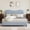 Blue, variant on Boucle Twin Bed Frame with Upholstered Headboard, Low Profile Heavy Duty Platform Bed with Wooden Slats, No Box Spring Needed, Pink