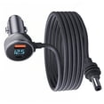 thumbnail image 1 of 3-in-1 for Starlink Mini DC Power Cable USB Socket with LED Voltmeter Display, 1 of 8