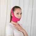 thumbnail image 4 of TekDeals Reusable V Line Face Slimming Double Chin Reducer Lifting Strap Anti-Wrinkle Facial Treatment Pink, 4 of 4