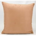 thumbnail image 3 of Joseph Abboud Pillow Beige Leather Basket Weave Pillow, 3 of 3