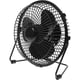 thumbnail image 1 of FELTECHELECTR Mini ventilador de escritorio con reloj LED USB, portátil, de metal, con pantalla de temperatura en tiempo real, para el hogar y la oficina., 1 of 6