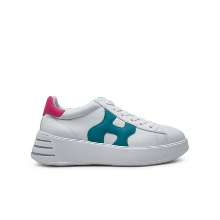 

HOGAN REBEL WHITE LEATHER SNEAKERS