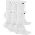 thumbnail image 2 of Nike Men's Everyday Plus Cushion Crew Socks (Medium, White/Black), 2 of 2