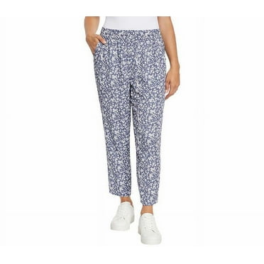 Jessica Simpson Womens' Pull-On Soft Pant (Blue, XL)