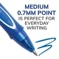 thumbnail image 5 of BIC Gel-ocity Retractable Quick Dry Gel Pen, Medium Point, Blue, 12-Count, 5 of 9