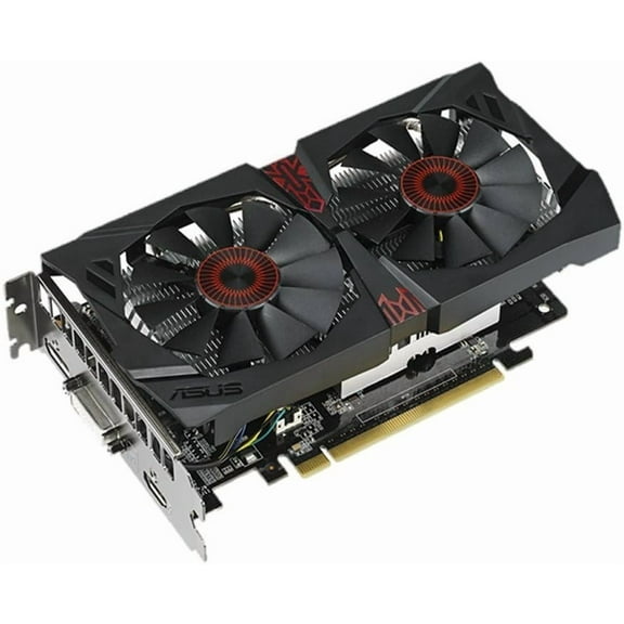Restored ASUS GeForce GTX 750Ti 2GB GDDR5 OC Edition Graphics Card – PCIe, DirectX 12, VR Ready (Refurbished)