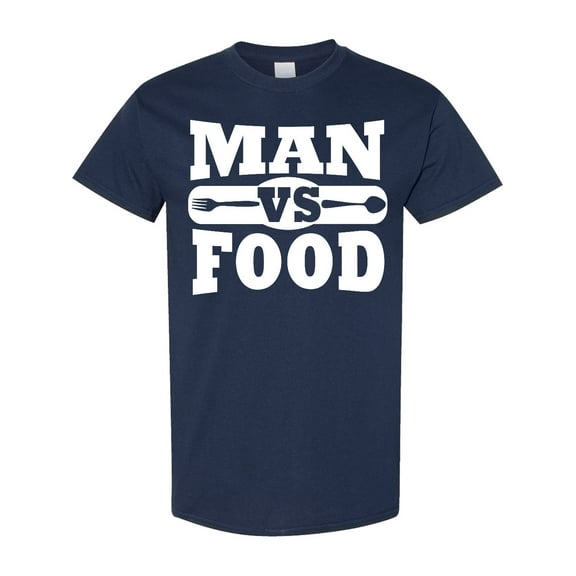 Inktastic Man Vs Food T-Shirt