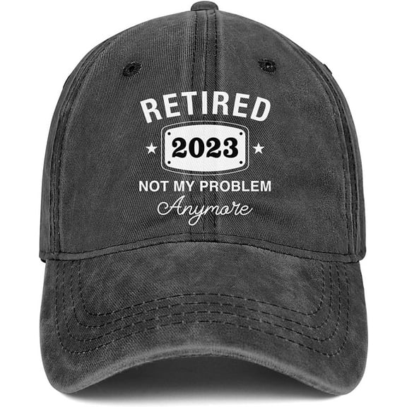 Retirement Gifts for Men Women 2023 Retired Hat Gift Ideas Embroidered Baseball Cap