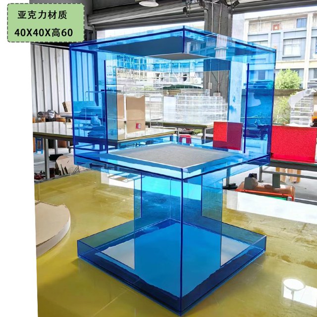 Mesa auxiliar de acrílico para sofá, mesita de noche ligera, mesa esquinera de salón sencilla y moderna de lujo, mesa de centro colorida transparente