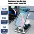 thumbnail image 3 of MesaSe Magnetic 3-in-1 Wireless Charger Aluminium for  Stand Headphone Watch Fast Charging, 3 of 10