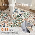 thumbnail image 4 of BERTHMEER 5'x7' Area Rugs for Living Room Bedroom Kitchen Farmhouse Rugs Non Slip Washable Floral Vintage Beige Carpets Oriental Flower Office Dorm Dining Room Throw Rugs, Multicolor, 4 of 8