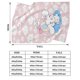 thumbnail image 5 of Bonita manta de Cinnamoroll, súper suave, para regalar, acogedora y cálida manta de forro polar, mullida y ligera, para cama, sofá o sofá para todas las estaciones, para niños y niñas de 40 x 60, 5 of 8