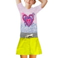 thumbnail image 2 of Kidsy Toddler Baby Girls Skirt – Peruvian Pima Cotton, Elastic Waist, Pull-On, Lime, 2, 2 of 9