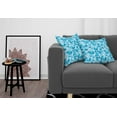 thumbnail image 3 of Ambesonne Blue Throw Pillow Cover 2 Pack, Geometric Triangles Mosaic, 24", Blue Sky Blue Pale Blue, 3 of 5