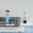 thumbnail image 2 of Estatua de geisha japonesa de arte abstracto, figura moderna de resina, escultura artesanal, adorno coleccionable, material de resina de calid, 2 of 8