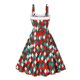 thumbnail image 3 of Puntoco Vestido De Manga Corta Con Cuello En V, Vestido Navideño Sin Mangas Con Cuello En V Para Mujer Rojo Xxl, 3 of 6