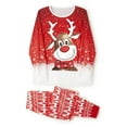 Dewadbow Christmas Pajamas for Family Matching Pjs Set Classic Plaid Xmas Clothes for Teens