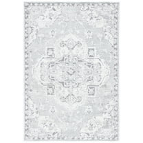 SAFAVIEH Luna Moriah Medallion Area Rug, Gray/Ivory, 9' x 12'