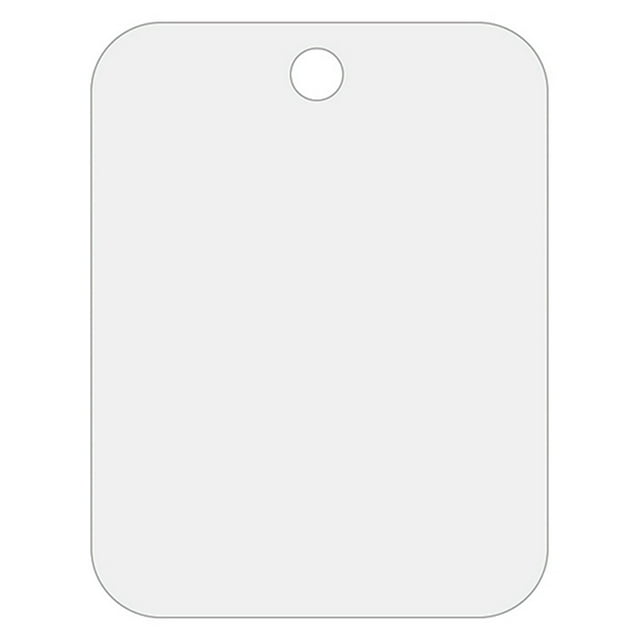 Miroir de Douche Adhésif Acrylique Mural Miroir de Rasage pour Salle de Bain