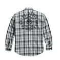 thumbnail image 2 of Harley-Davidson Men's Skull Shield Plaid Shirt - 99008-16VM, 2 of 2