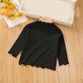 thumbnail image 6 of JUMEYU Baby Long Sleeve Shirts for Girls Toddler Girls Long Sleeve Shirts Soft Tees Baby Girl Crewneck Basic T-Shirts Tops 18 24 Months (Black,18-24 Months), 6 of 6