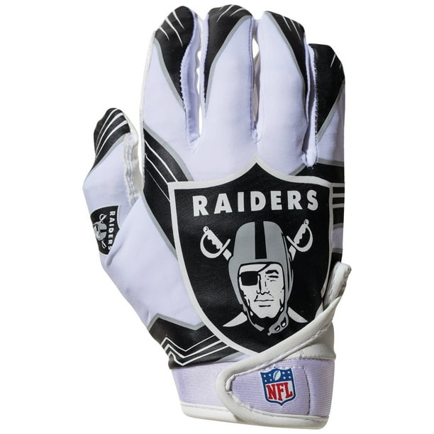 NFL Oakland Raiders Youth Football Receiver Gloves